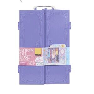Fashion Doll Mix And Match Closet Playset Hangers Included
